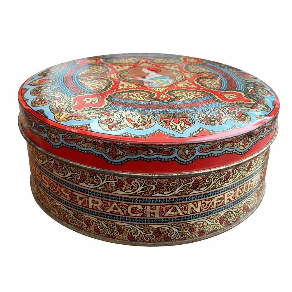 Vintage Decorative Tin Box